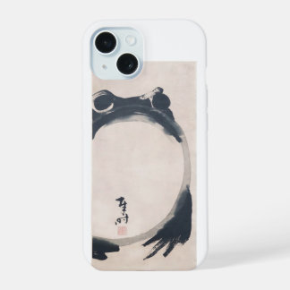 Wabi Sabi Grumpy  Frog by Hoji Japanese Sumi-e 