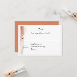 Wabi Sabi Watercolor Kanji RSVP