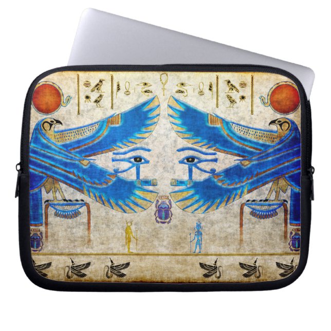 Wadjet Egyptian Eye of Horus IV funda de portátil  (Frente)
