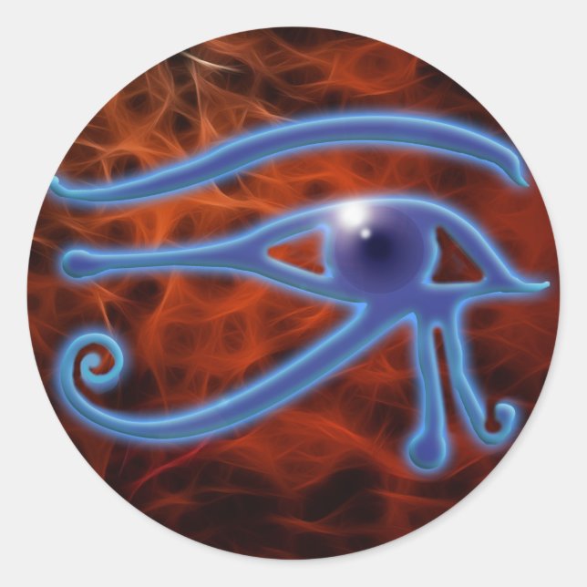 WADJET Pegatinas de arte egipcios (Anverso)