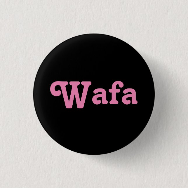 Wafa de botón (Anverso)
