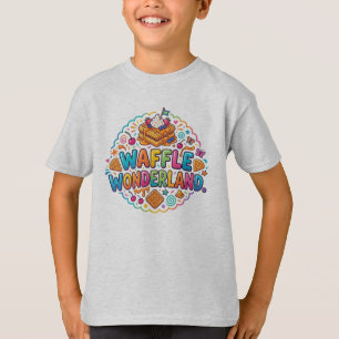 Waffle Wonderland – Camiseta de Sueños de Desayuno