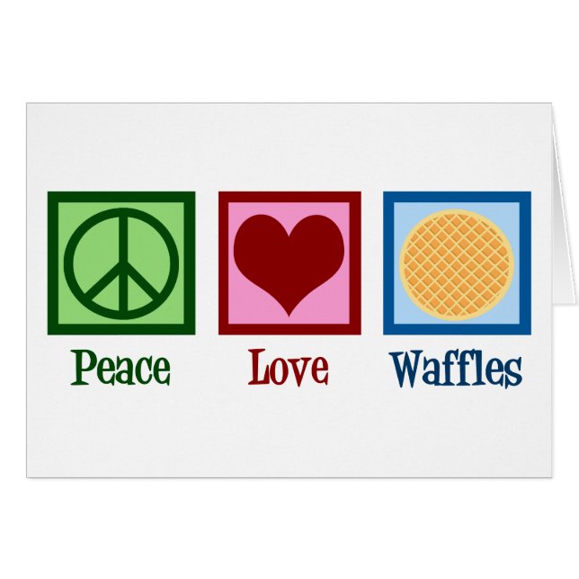 Waffles de amor por la paz (Anverso (Horizontal))