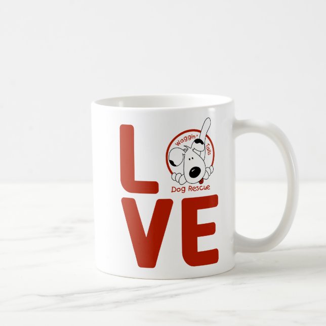 Waggin ata la taza del AMOR (Derecha)