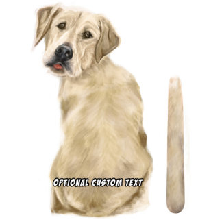 Wagper Wiper Yellow Lab Dog Car Decal Pegatina