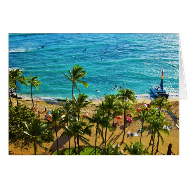Waikiki Beach (Anverso (Horizontal))