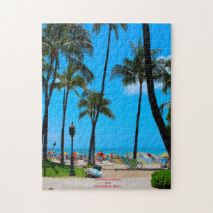 Waikiki Beach Hawaii Honolulu. Rompecabezas