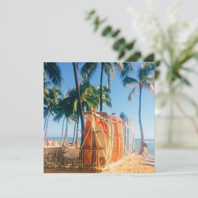 Waikiki Beach Surfboards (Anverso de pie)