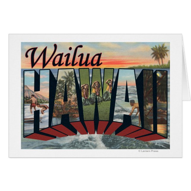 Wailua, HawaiiEscenas de letras grandesWailua, HI (Anverso (Horizontal))
