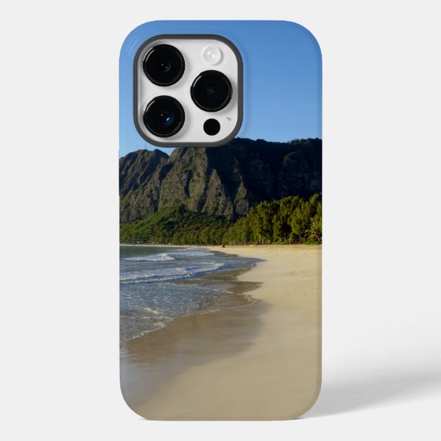 Waimanalo Beach Iphone 14 Pro Funda (Reverso )
