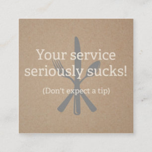 Waiter, Server, tarjeta de llamada de servicio inc