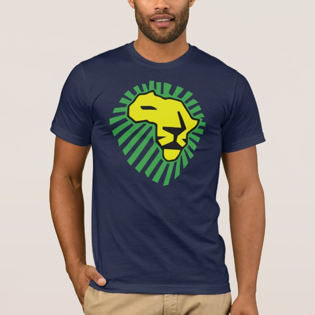 Waka waka Camisa de León Amarilla de Mano Verde (Anverso)