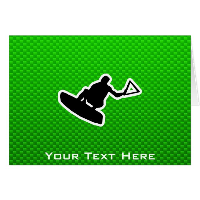 Wakeboarder verde (Anverso (Horizontal))