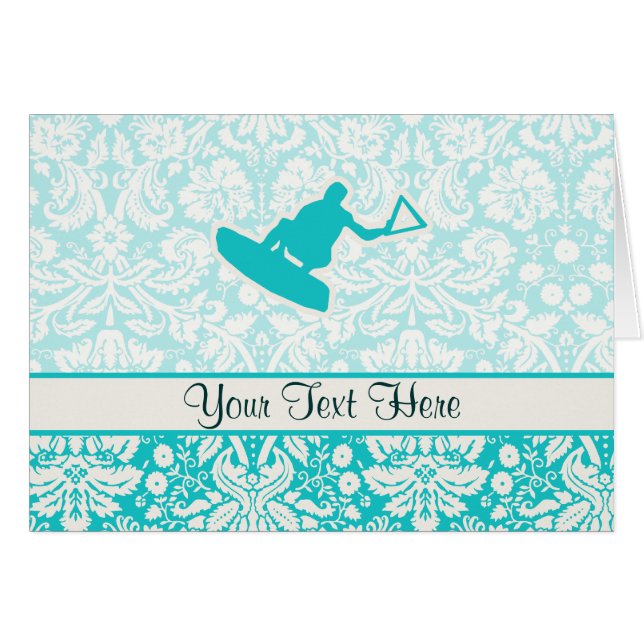 Wakeboarder verde azulado (Anverso (Horizontal))