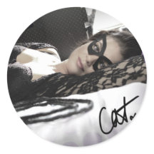 Waking Con Pegatina De Círculo De Gato