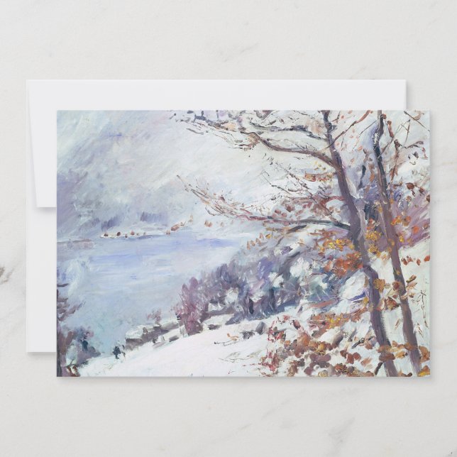 Walchensee en invierno | Lovis Corinth (Anverso)