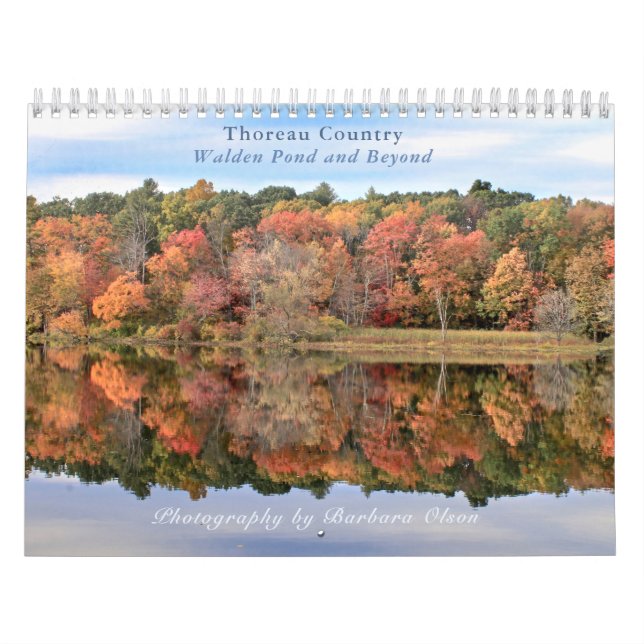 Walden Pond & Beyond : calendario (Tapa)