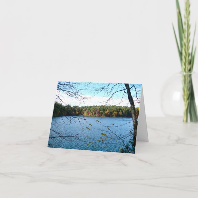 Walden Pond en otoño (Anverso)