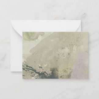 "Walking in the Sand": Tarjeta de nota abstracta o