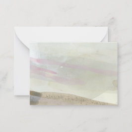 "Walking on the Sand": Tarjeta de nota abstracta o