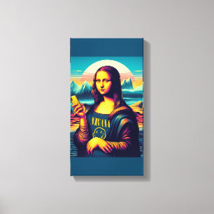 WALL ART Mona Lisa Retrato de arte fino Pintura