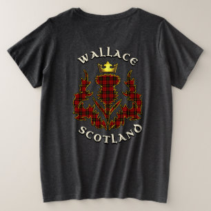 Wallace Clan Badge & Tartán w/Motto