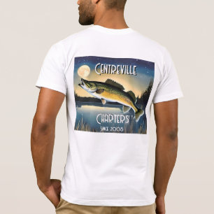 Walleye Pike, camiseta conmemorativa del agua y la
