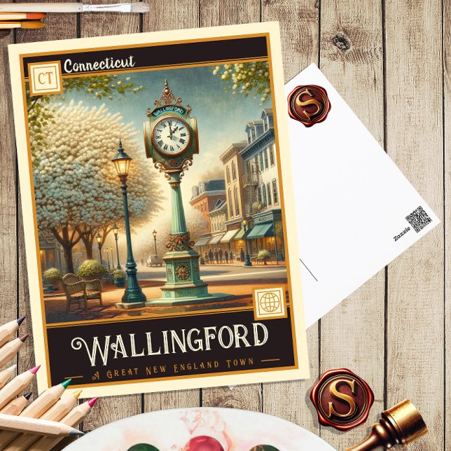Wallingford, Connecticut | Postal de época (Subido por el creador)