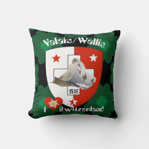 Wallis Valais Suiza Suisse almohada