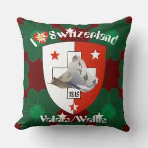 Wallis Valais Suiza Suisse almohada