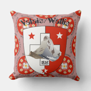 Wallis Valais Suiza Suisse almohada