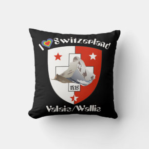Wallis Valais Suiza Suisse almohada