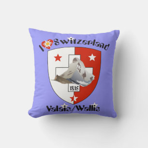 Wallis Valais Suiza Suisse almohada