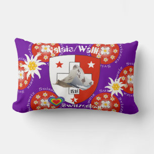 Wallis Valais Suiza Suisse almohada