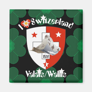 Wallis Valais Suiza Suisse imán
