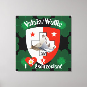 Wallis Valais Suiza Suisse lienzo
