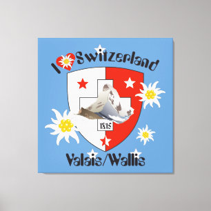 Wallis Valais Suiza Suisse lienzo