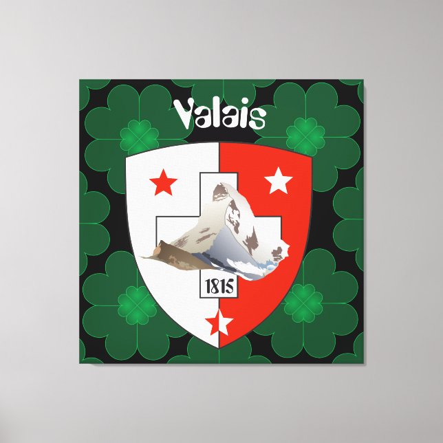 Wallis Valais Suiza Suisse lienzo (Anverso)