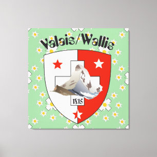 Wallis Valais Suiza Suisse lienzo