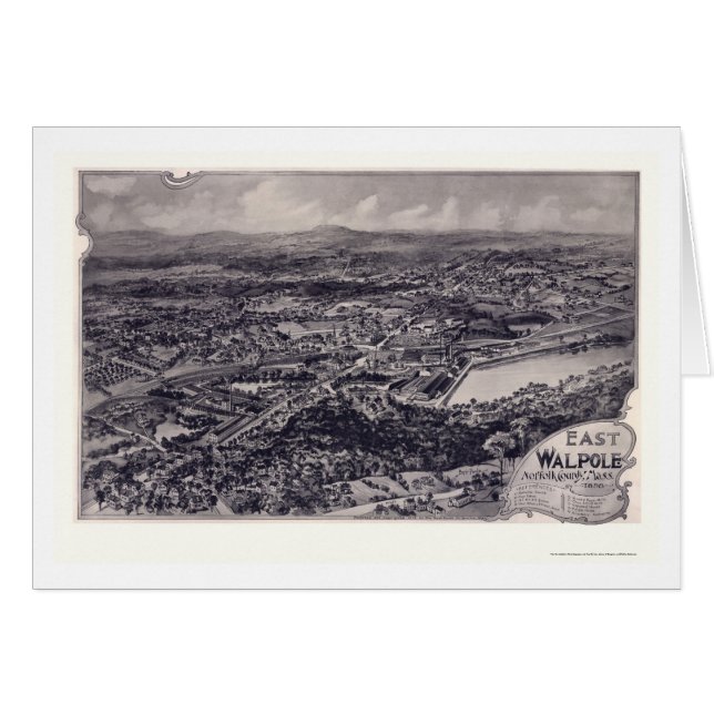 Walpole del este, mapa panorámico de las MAMÁES - (Anverso (Horizontal))