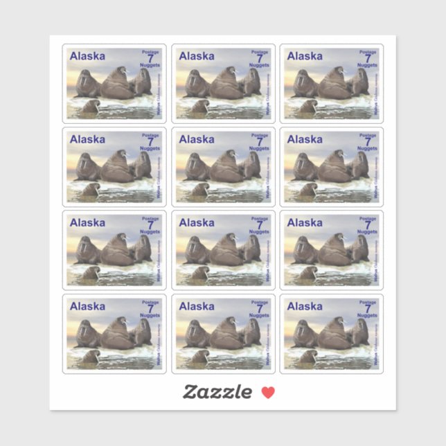 Walrus - Cuatro hermanos - Pegatina de rehenes de  (Hoja)