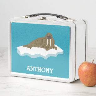 Walrus en un Ilustracion Iceberg personalizado