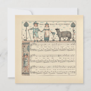 Walter Crane Baa Baa Oveja Negra Rima Infantil