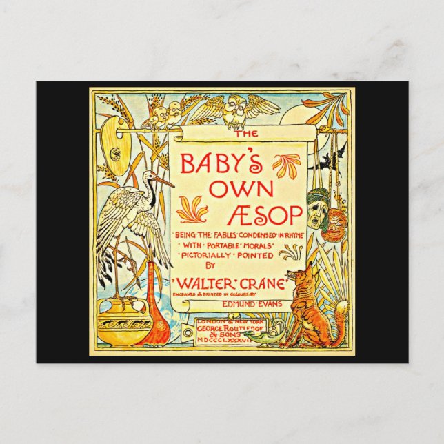 Walter Crane, Ilustracion de postales de época 32 (Anverso)