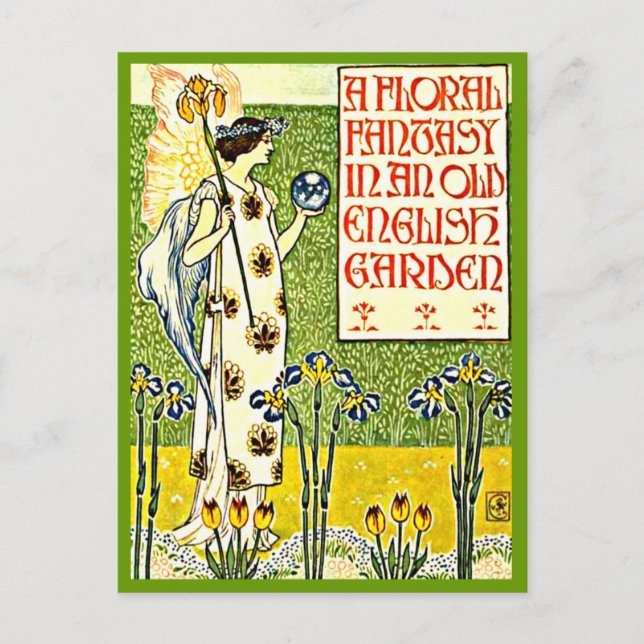 Walter Crane, Ilustracion de postales de época 37 (Anverso)