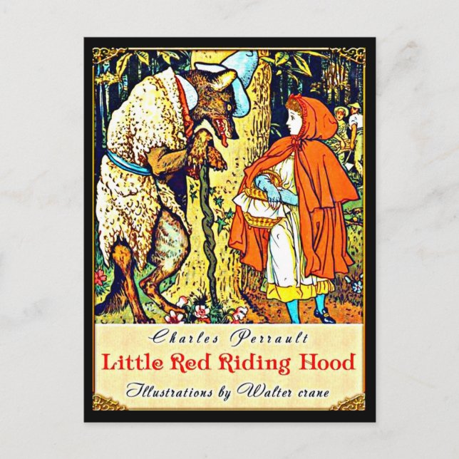 Walter Crane, Ilustracion de postales de época 40 (Anverso)