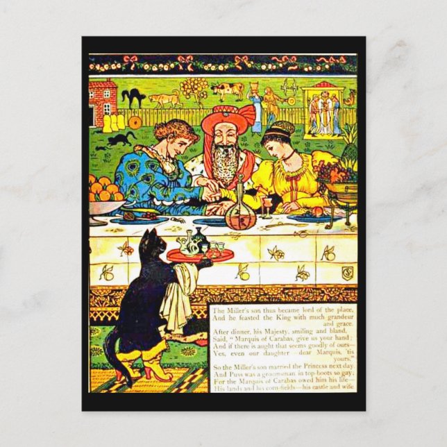 Walter Crane, Ilustracion de postales de época 42 (Anverso)