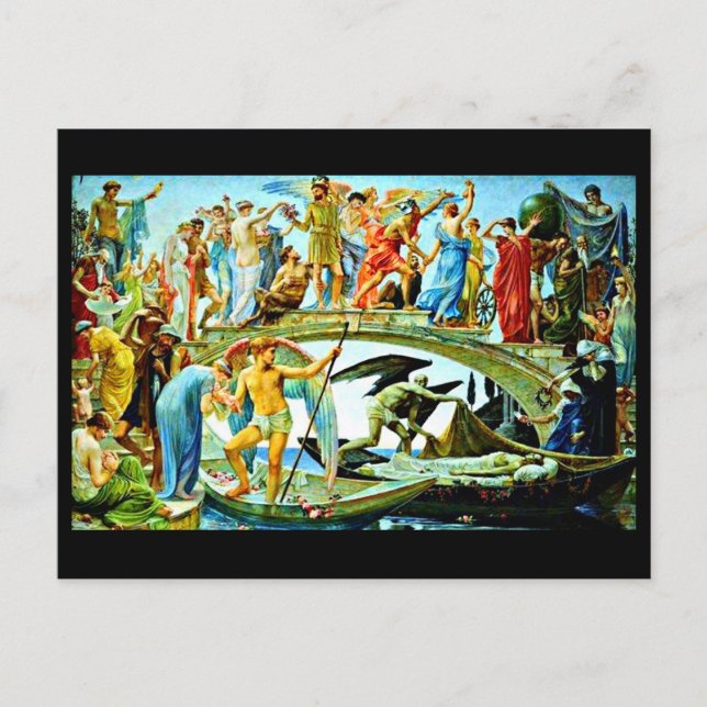 Walter Crane, Ilustracion de postales de época 5 (Anverso)