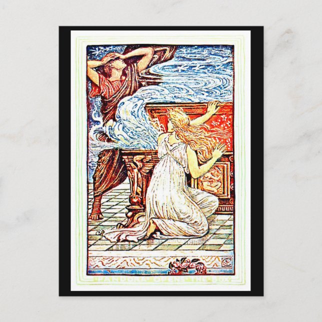 Walter Crane, Ilustracion de postales de época 50 (Anverso)