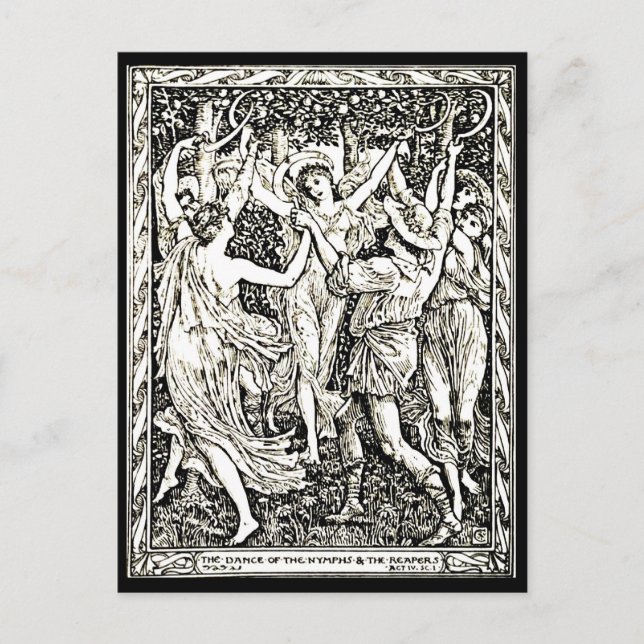 Walter Crane, Ilustracion de postales de época 60 (Anverso)